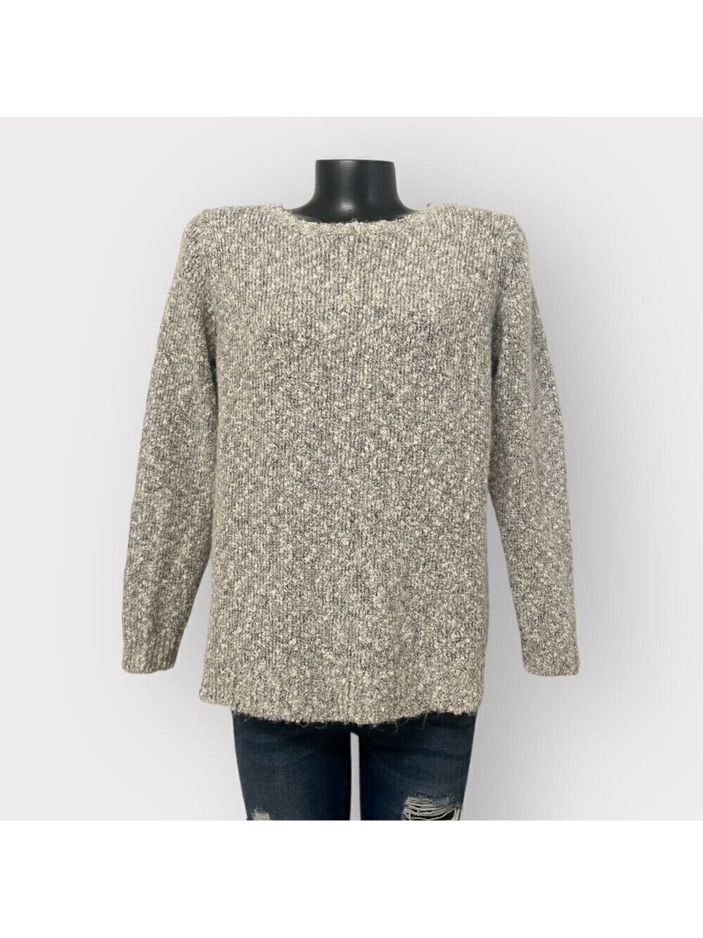 Buffalo David Bitton NEW Womens Chunky Knit Sweater sz L Long Sleeve Wool Top